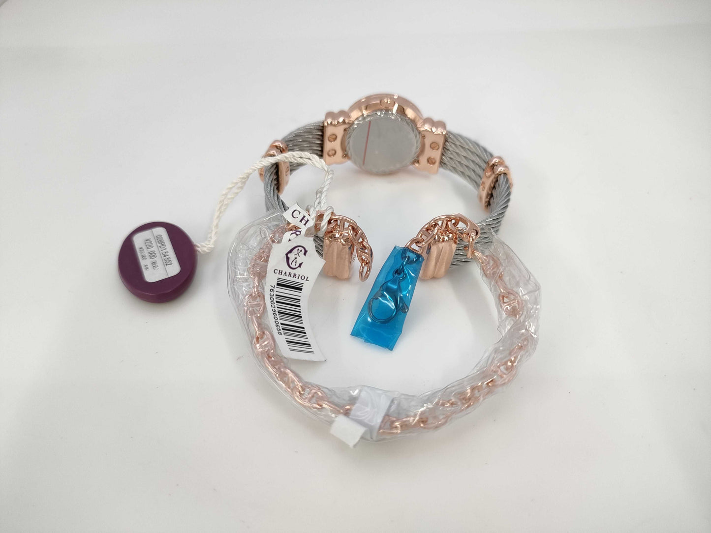 CHARRIOL 028PD1.54.552 P08182 Quartz White Shell Dial Women's Watch