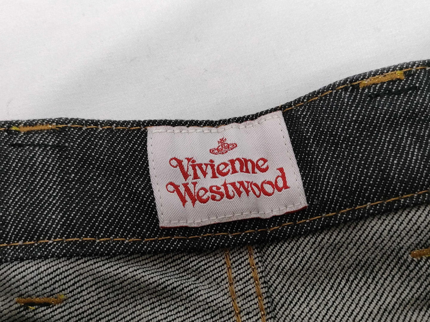 Vivienne Westwood Vivienne Westwood Orb Logo Embroidered Denim Pants