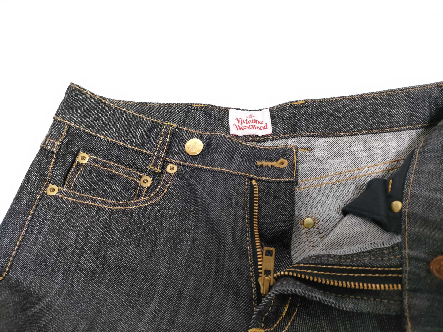 Vivienne Westwood Vivienne Westwood Orb Logo Embroidered Denim Pants