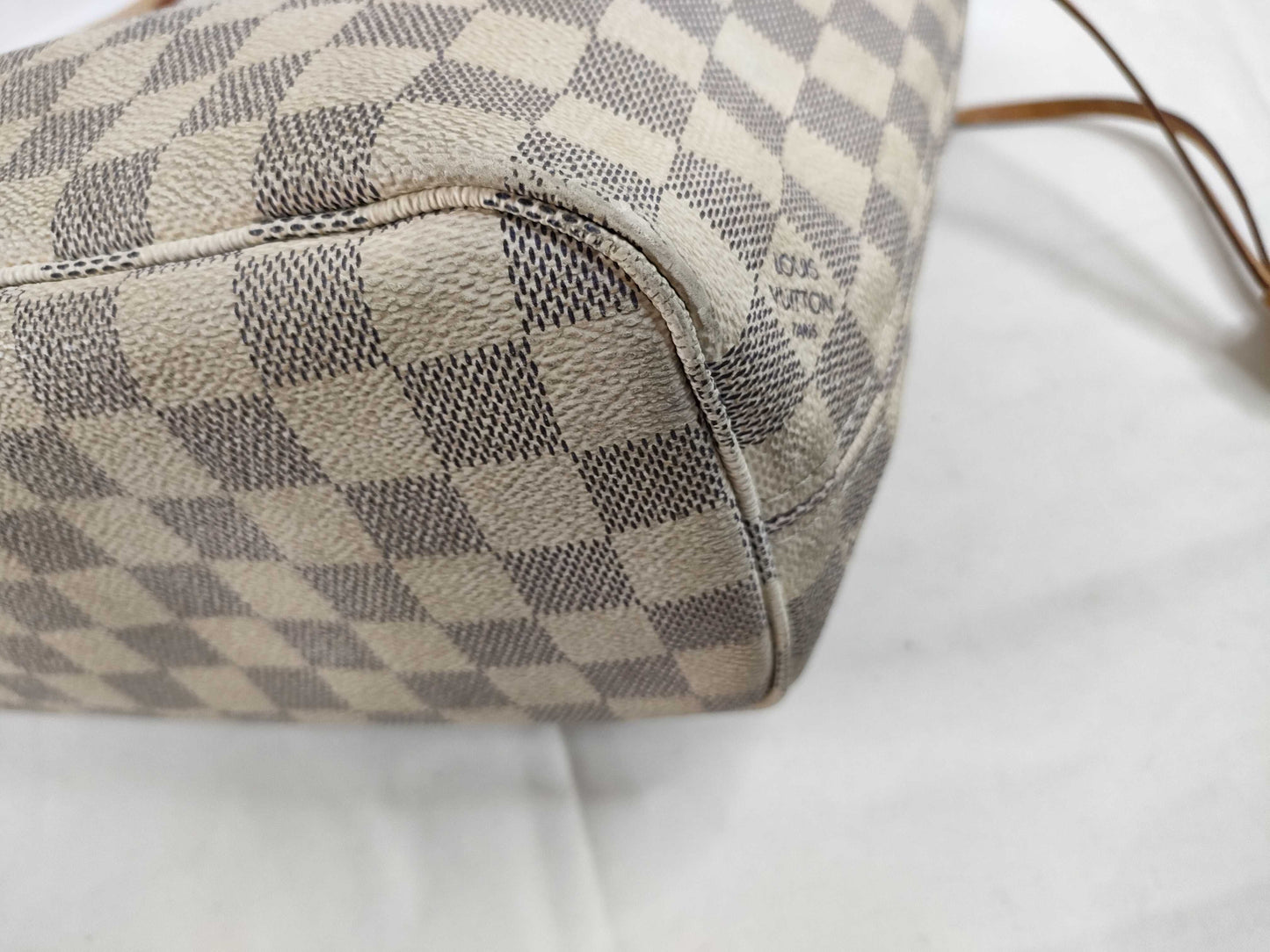 LOUIS VUITTON Damier Azur LV Neverfull PM Tote Bag