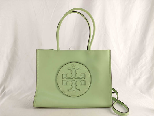 Tory Burch Ella Bio 2way Tote Bag Shoulder Bag Green Tote Bag