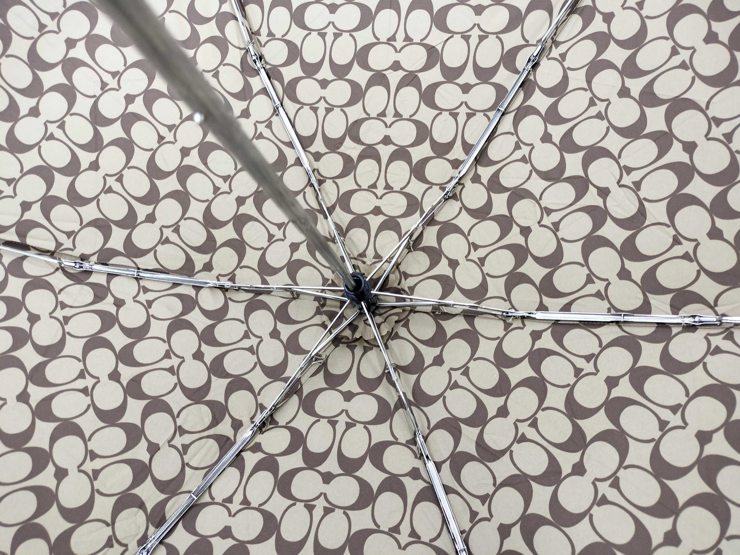 COACH Signature Folding Umbrella F63365 Umbrella Umbrella