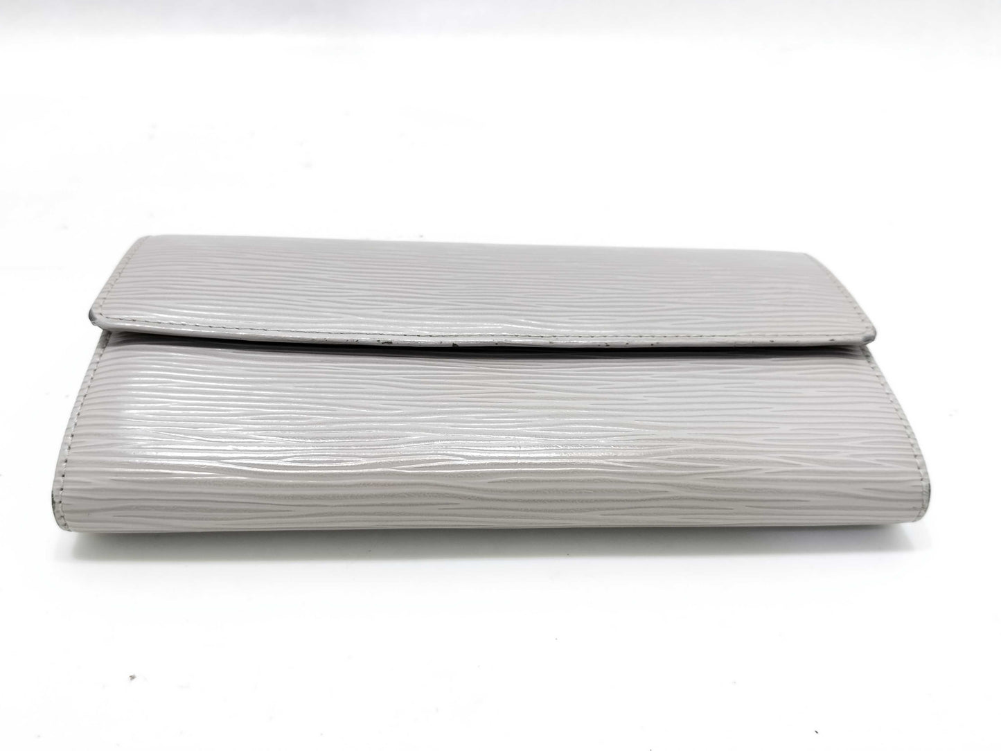 LOUIS VUITTON Epi Vuitton M60318 Portefeuil Sarah Epi Leather Grey Wallet