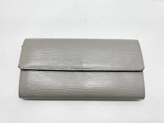 LOUIS VUITTON Epi Vuitton M60318 Portefeuil Sarah Epi Leather Grey Wallet