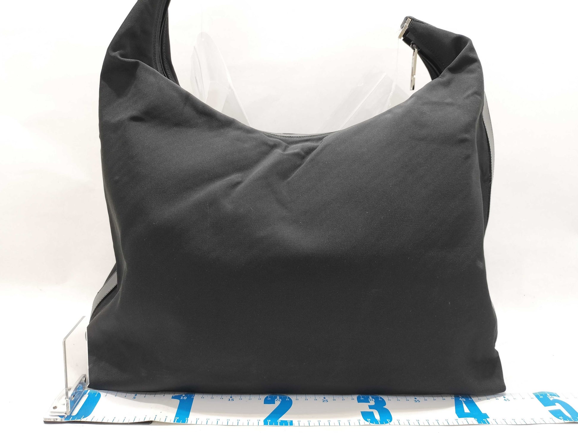 GUCCI Gucci 001 3444 1956 Shoulder Bag Nylon Black Handbag