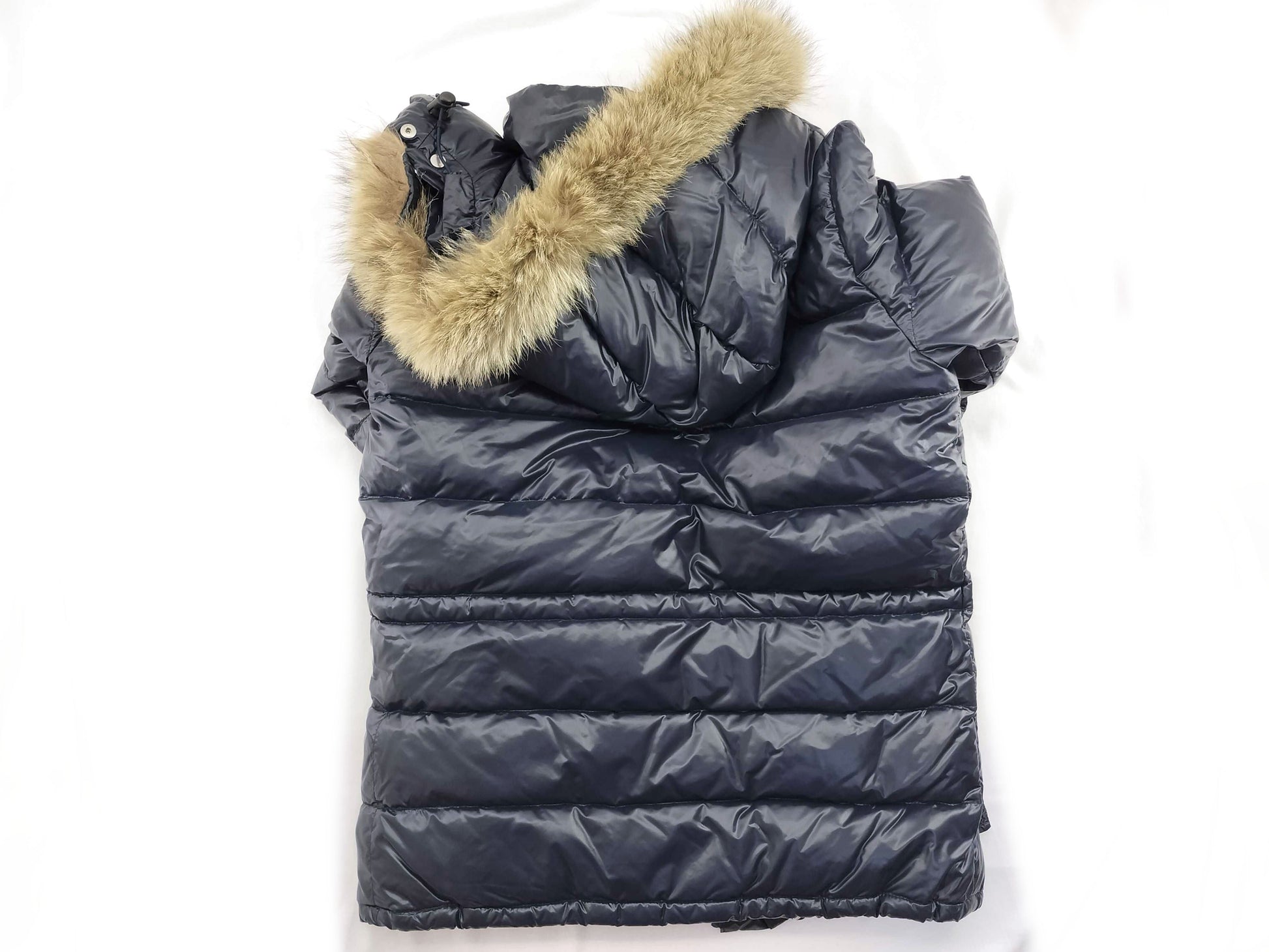 MONCLER Moncler Down Navy Coat