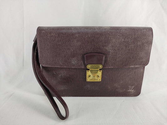 LOUIS VUITTON Taiga Taiga Pochette Clad Second Bag