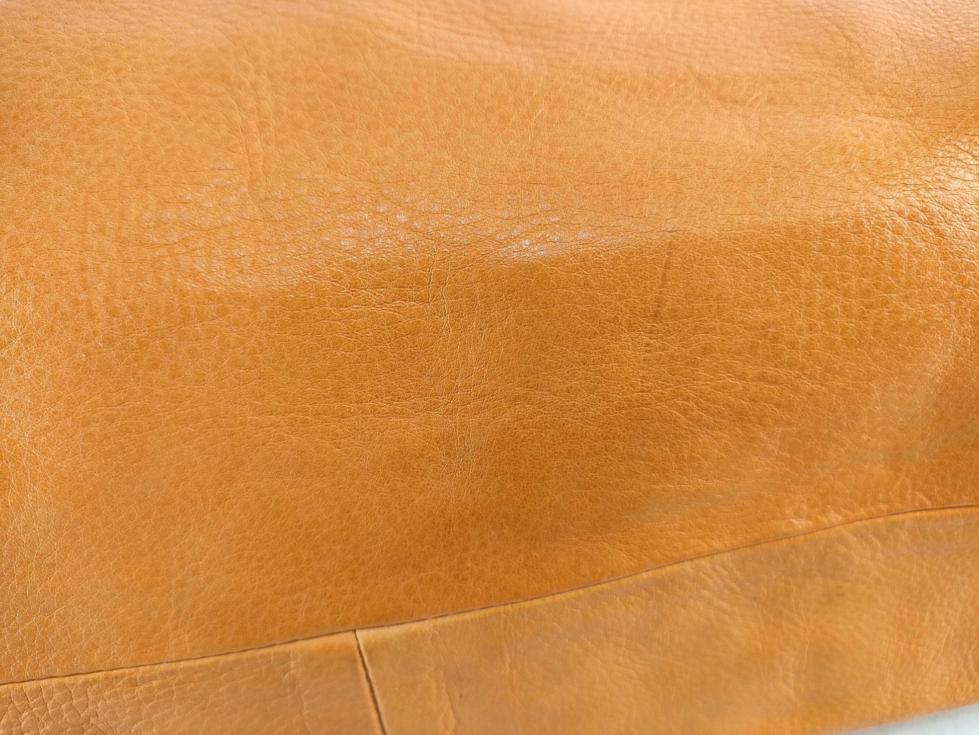 FURLA Handbag Orange Leather Braided Handbag