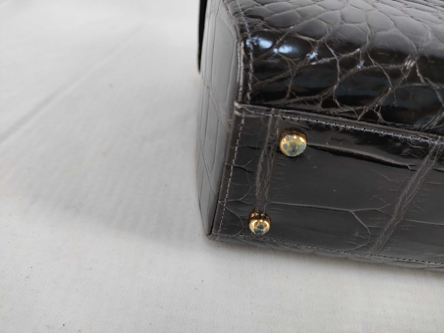 Contes Croco Vanity Bag Handbag Handbag Handbag