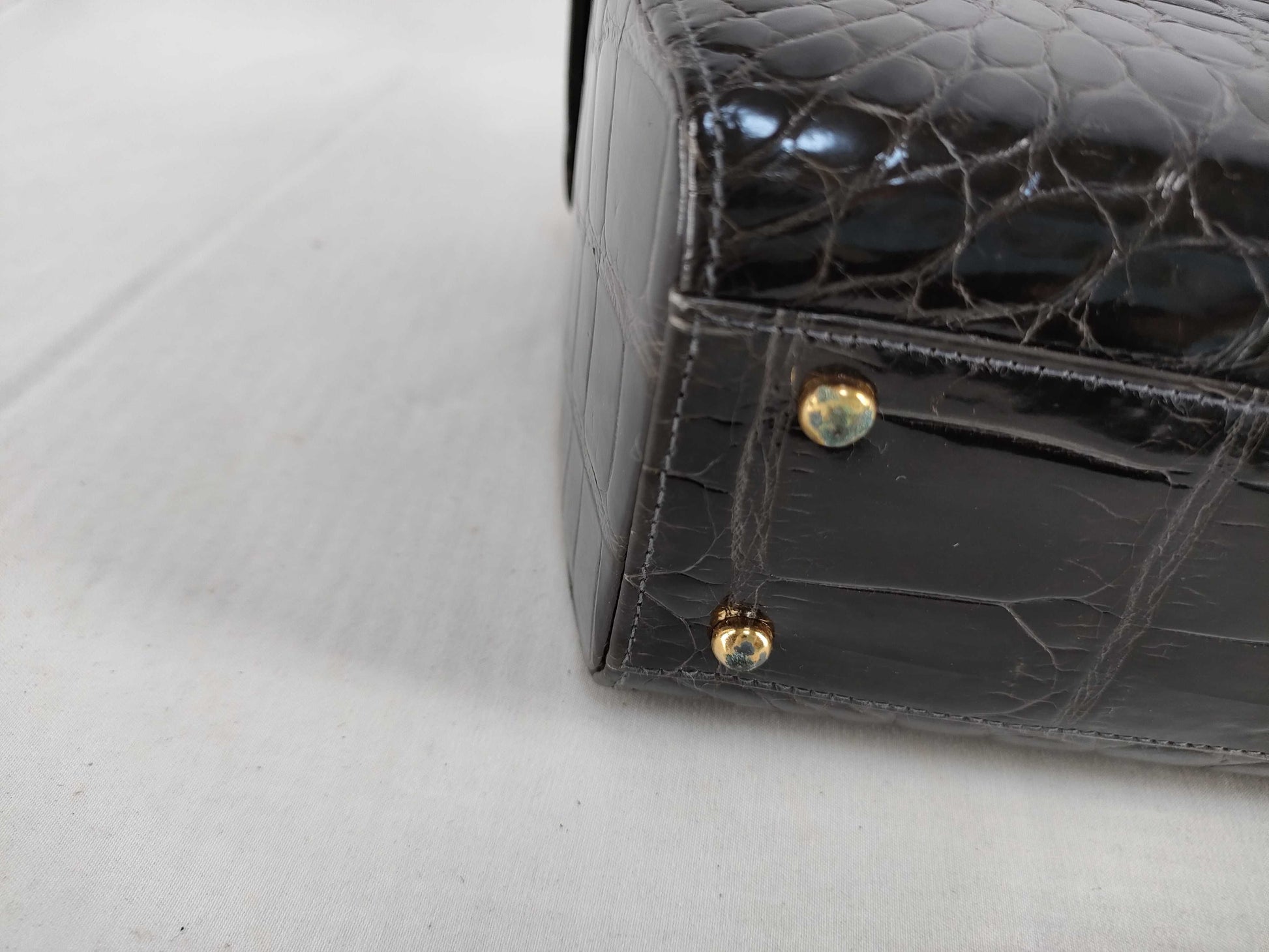 Contes Croco Vanity Bag Handbag Handbag Handbag