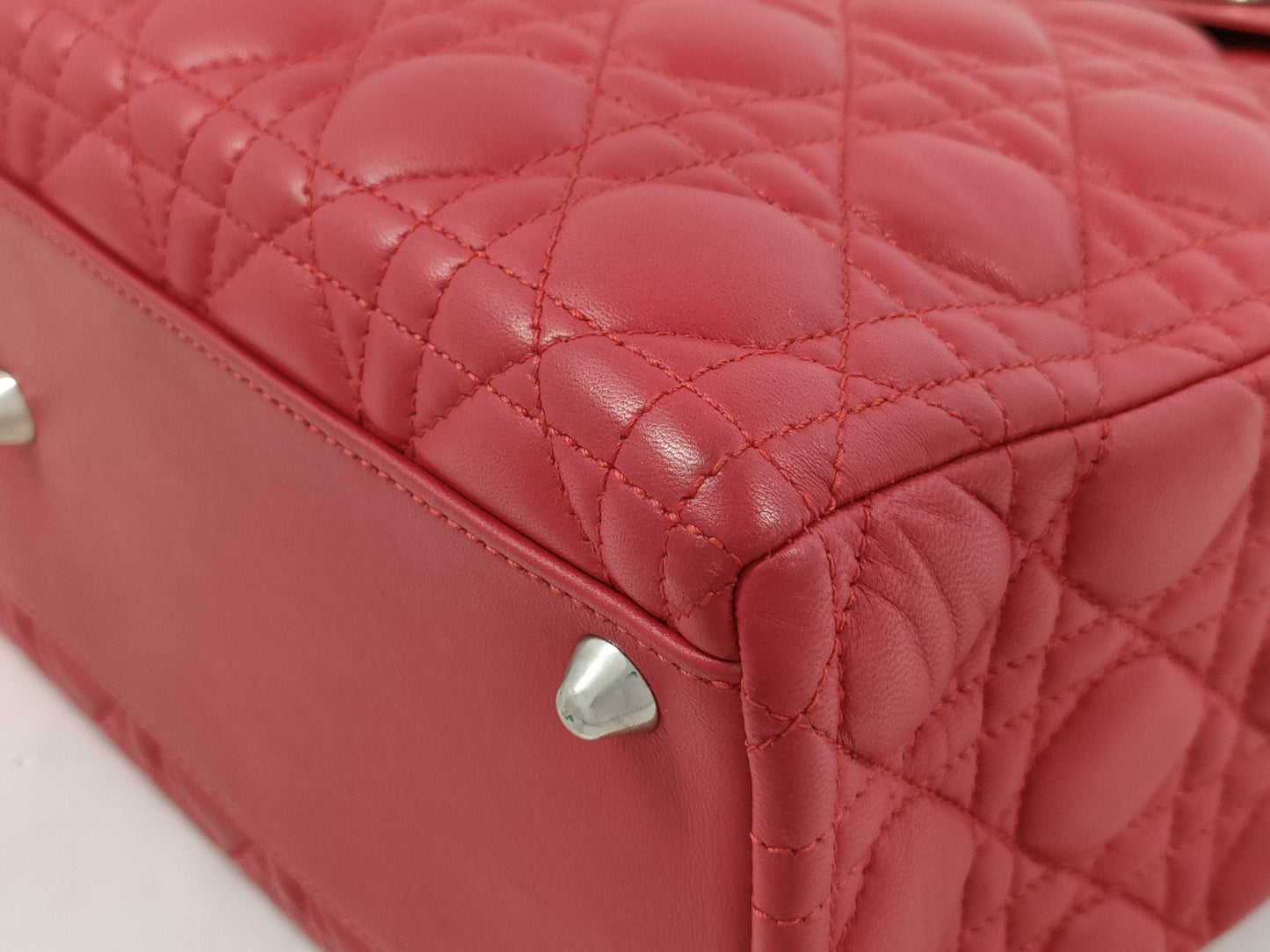 Dior Lady Dior Red Handbag