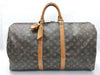 LOUIS VUITTON Monogram Louis Vuitton Monogram Keypol 55 Boston Bag