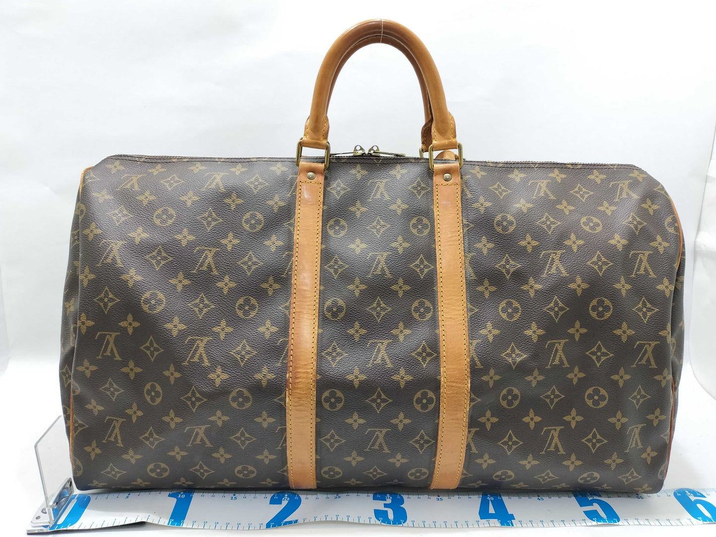LOUIS VUITTON Monogram Louis Vuitton Monogram Keypol 55 Boston Bag