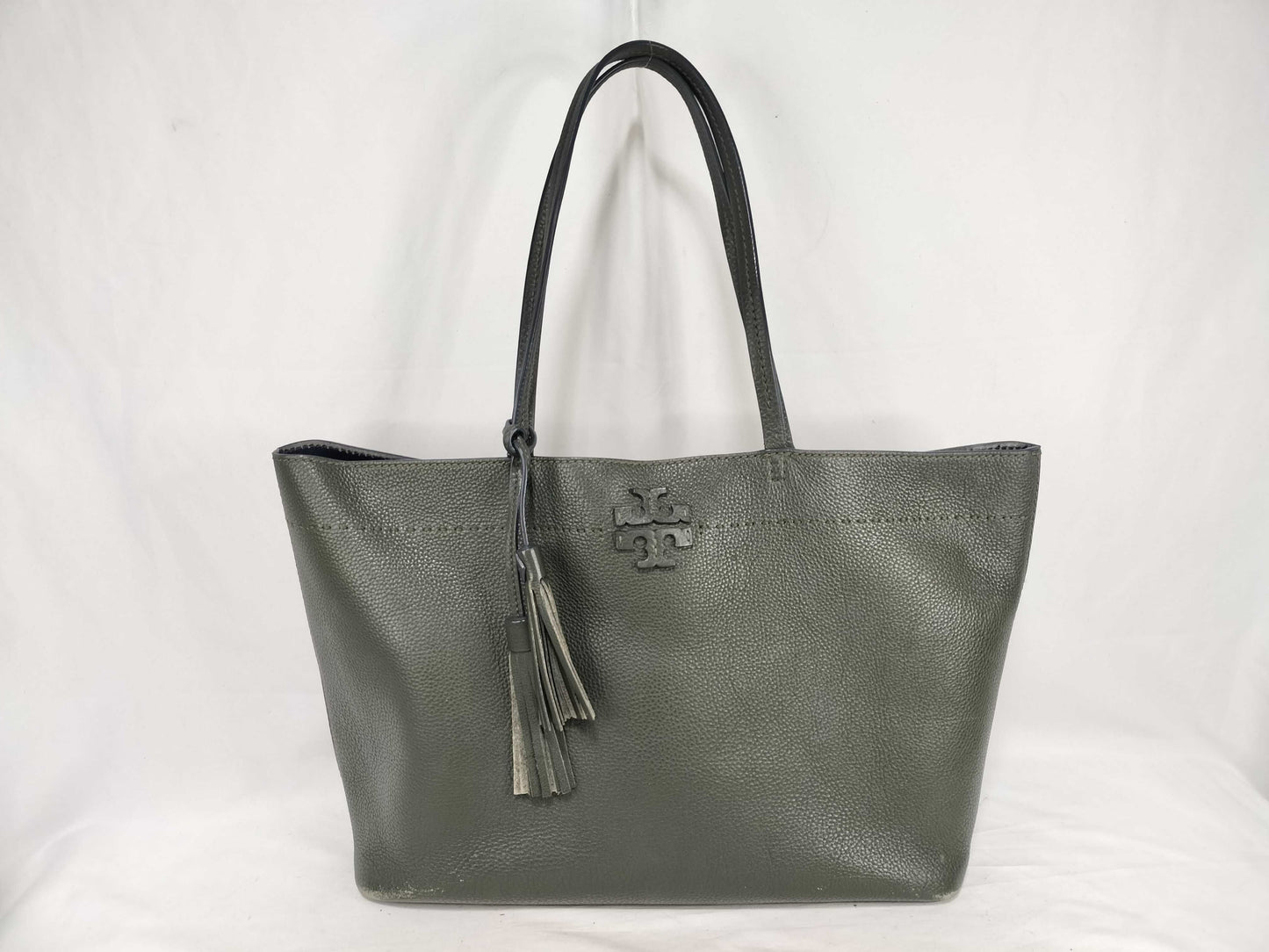 Tory Burch McGraw Tote Bag with Tassel Charm