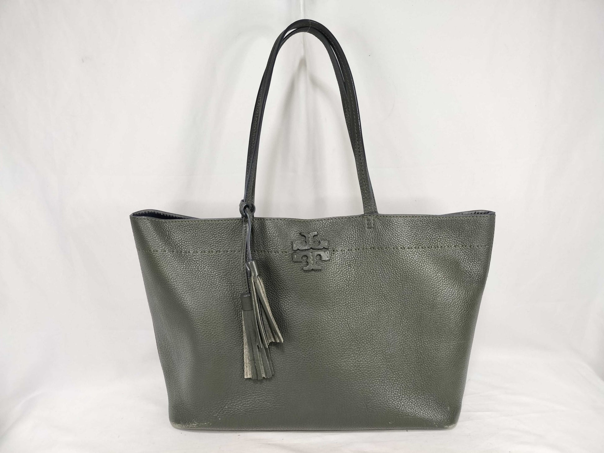 Tory Burch McGraw Tote Bag with Tassel Charm