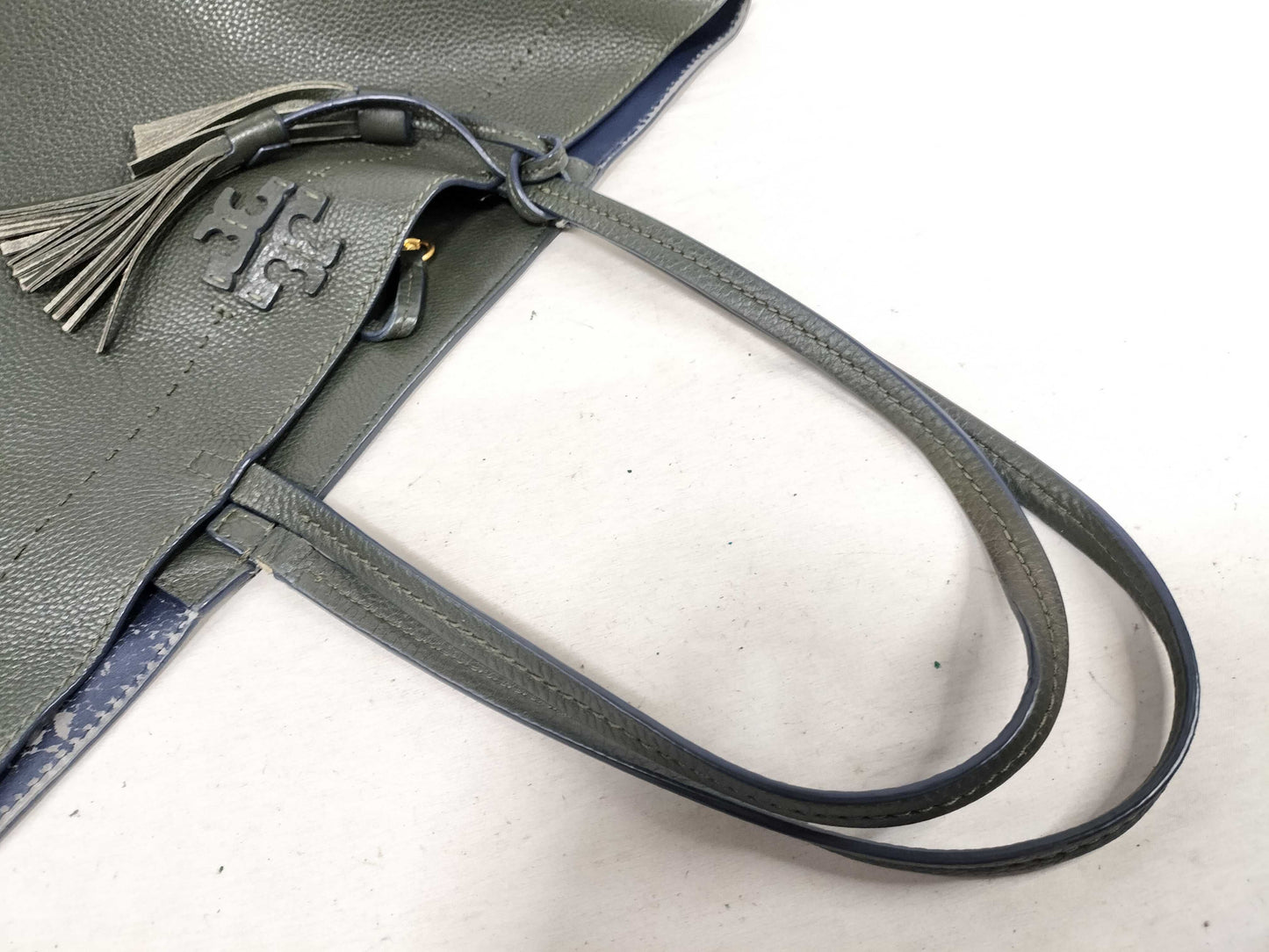 Tory Burch McGraw Tote Bag with Tassel Charm