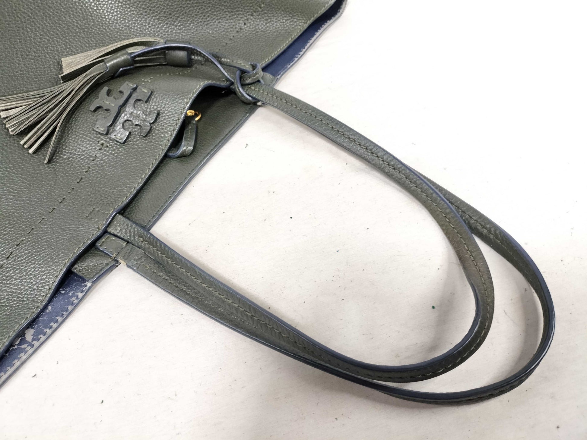 Tory Burch McGraw Tote Bag with Tassel Charm