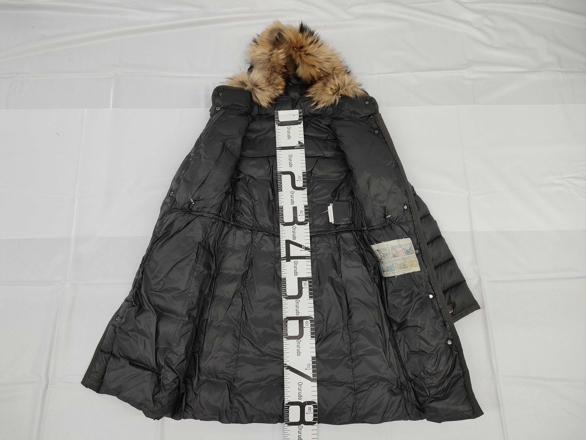MONCLER Down Coat Grey Nylon #0 Jacket Coat