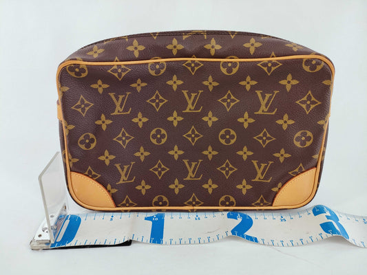 LOUIS VUITTON Monogram Compiegne Clutch Bag