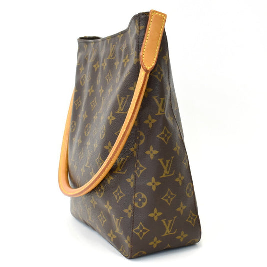 LOUIS VUITTON LOUIS VUITTON Louis Vuitton Shoulder Bag Looping GM M51145 Monogram Brown SD000 Shoulder Bag