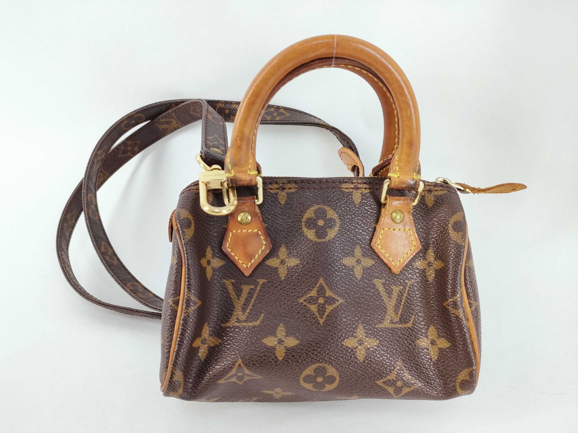 LOUIS VUITTON Monogram LV Mini Speedy M41534 Monogram Boston Bag