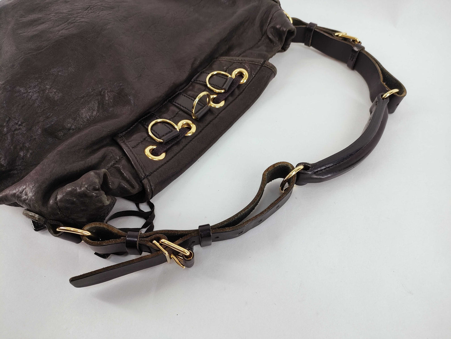 BALENCIAGA Leather Shoulder Bag