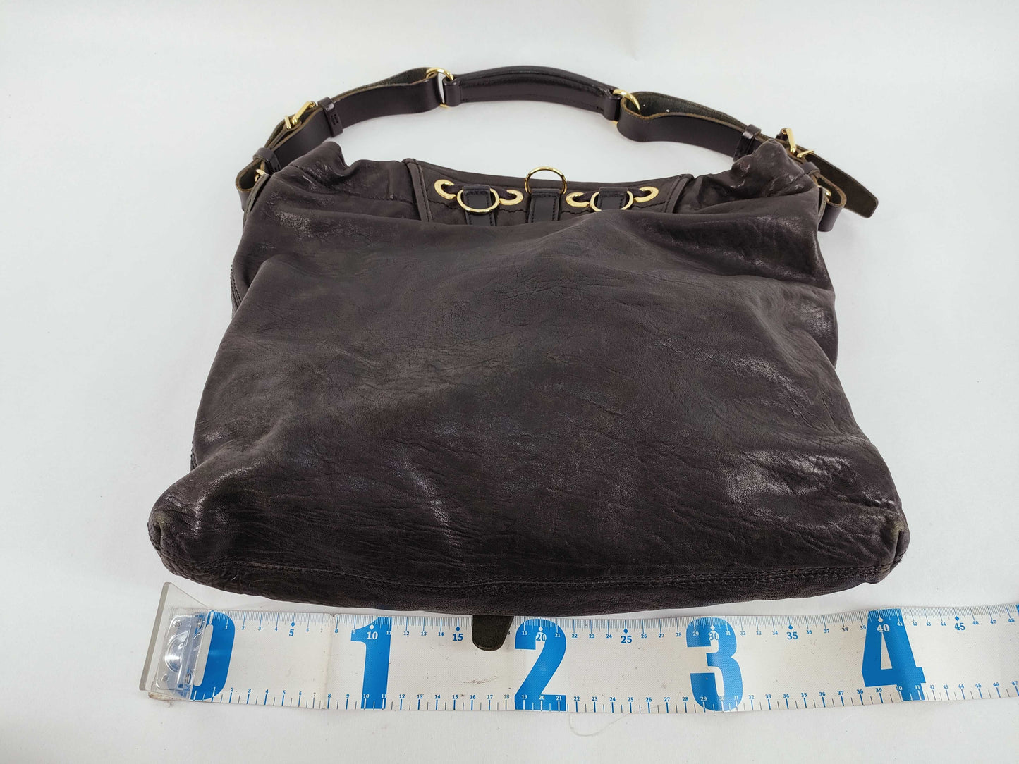 BALENCIAGA Leather Shoulder Bag