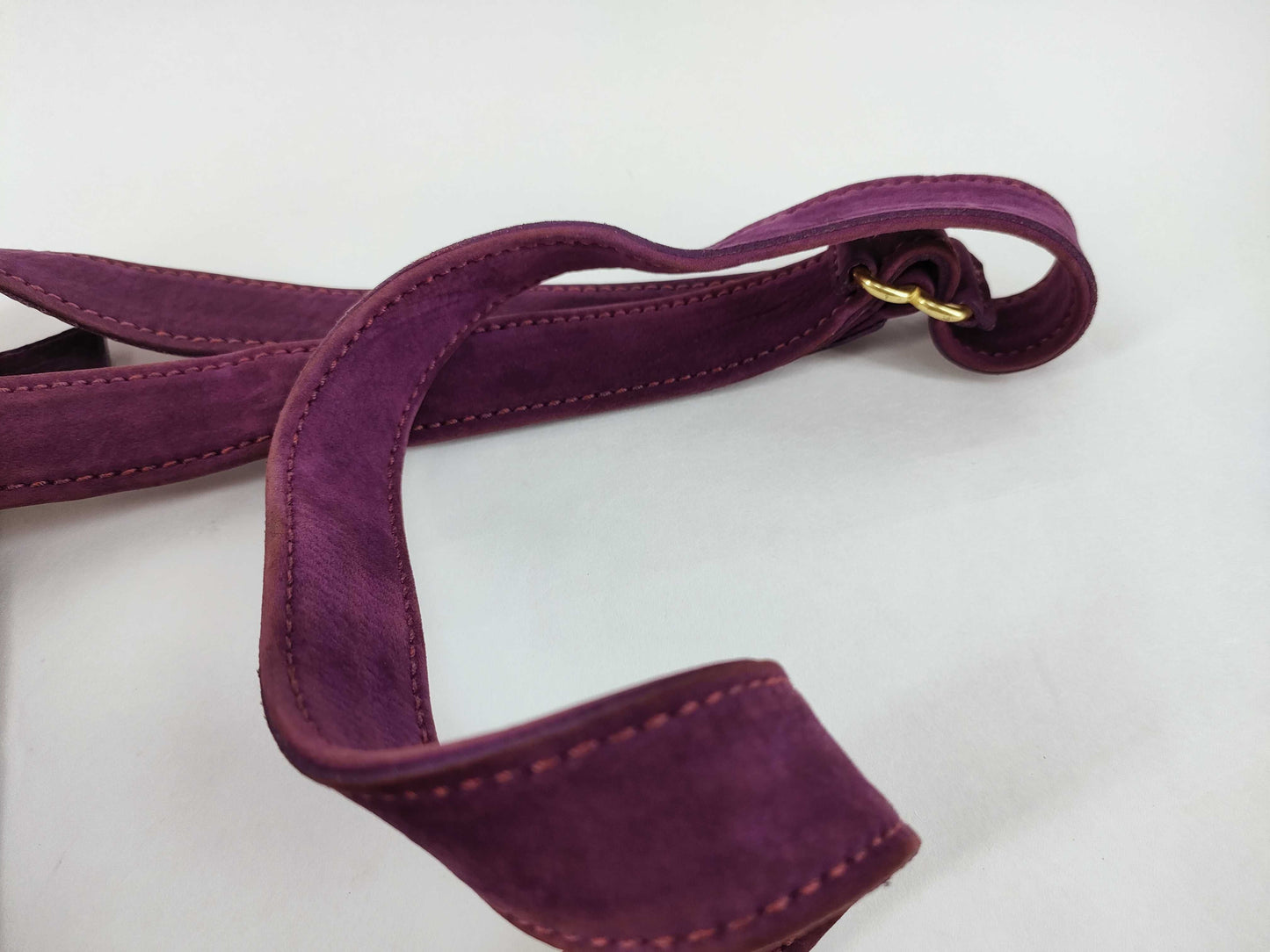 COACH Old Coach Purple Nubuck Shoulder Bag