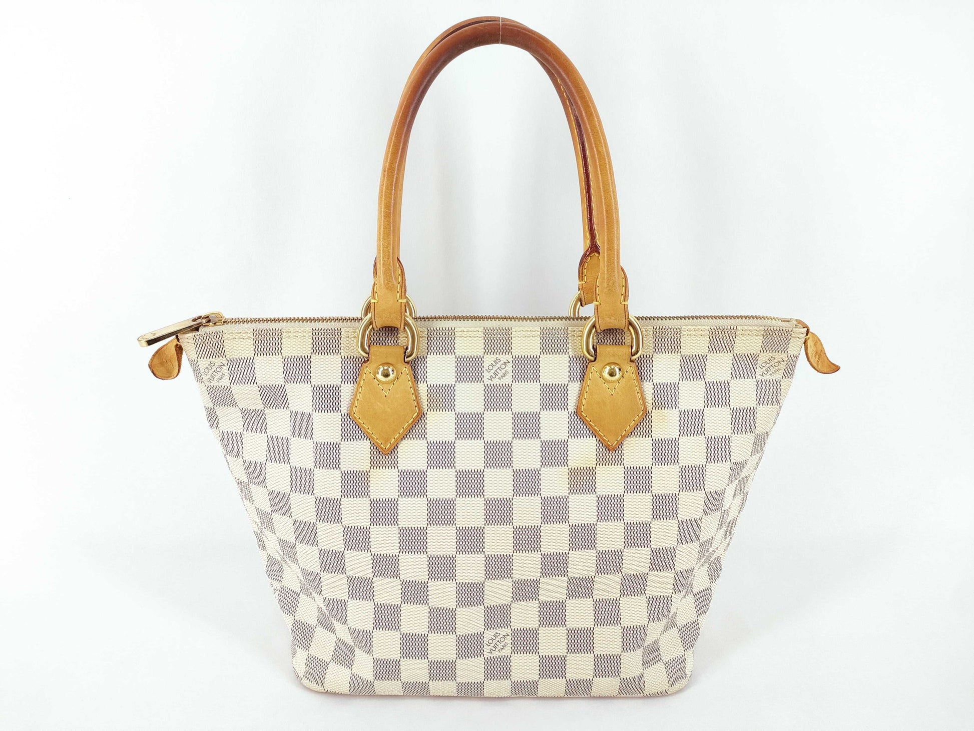 LOUIS VUITTON Damier Azur Louis Vuitton Tote Bag