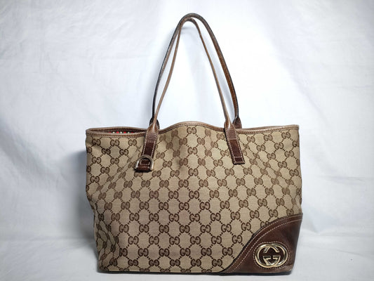 GUCCI GG Canvas Gucci Bag Tote Bag