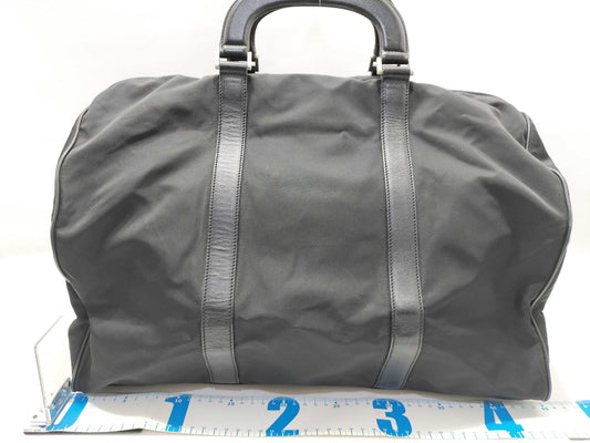PRADA Nylon Prada Tesuto Boston Bag