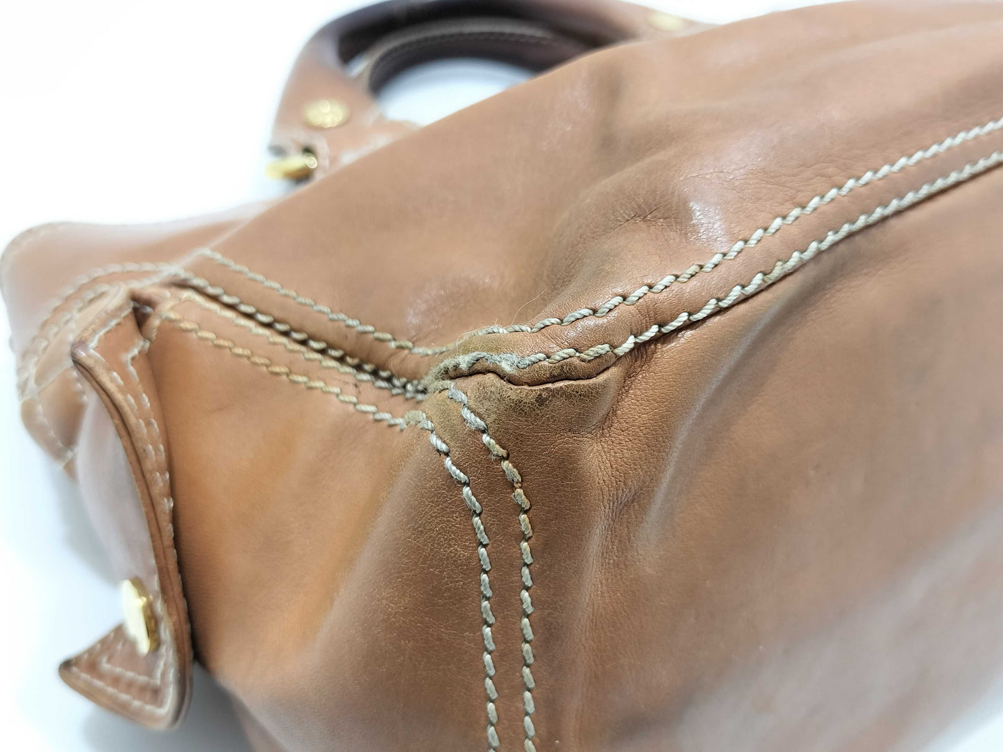 CELINE Celine Boogie Bag Leather Quilted Handbag