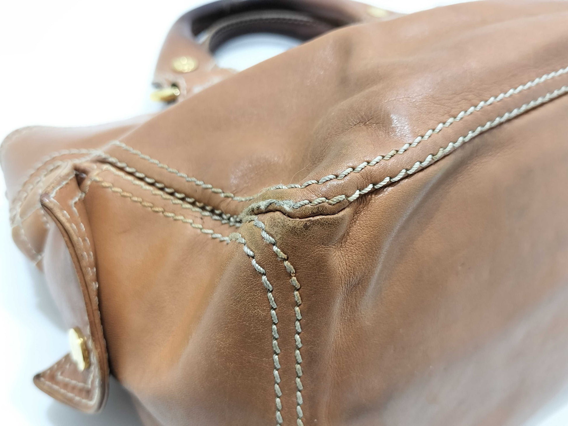 CELINE Celine Boogie Bag Leather Quilted Handbag