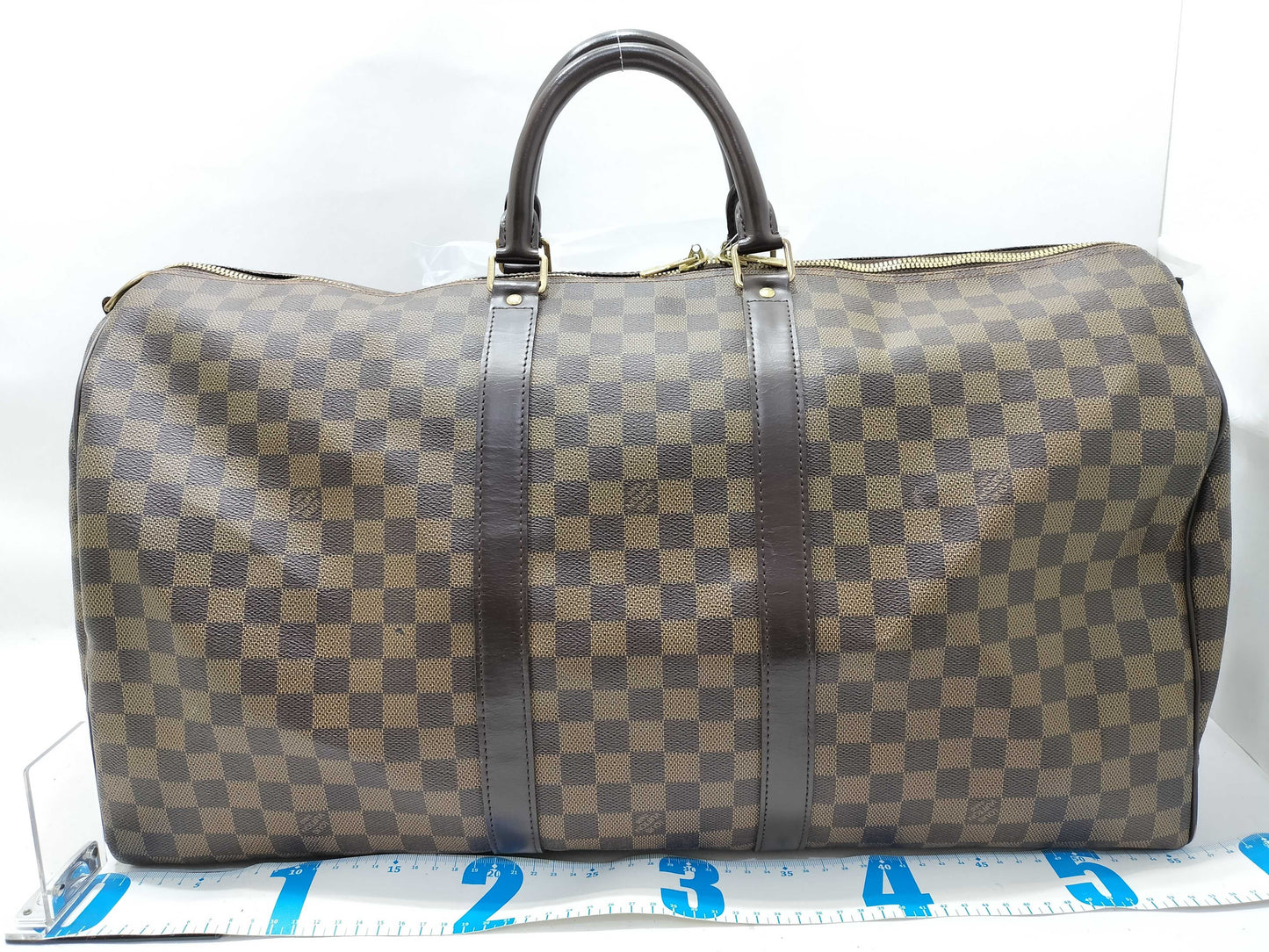 LOUIS VUITTON Damier Louis Vuitton N41414 Damier Kipol Banduriere 55 Boston Bag