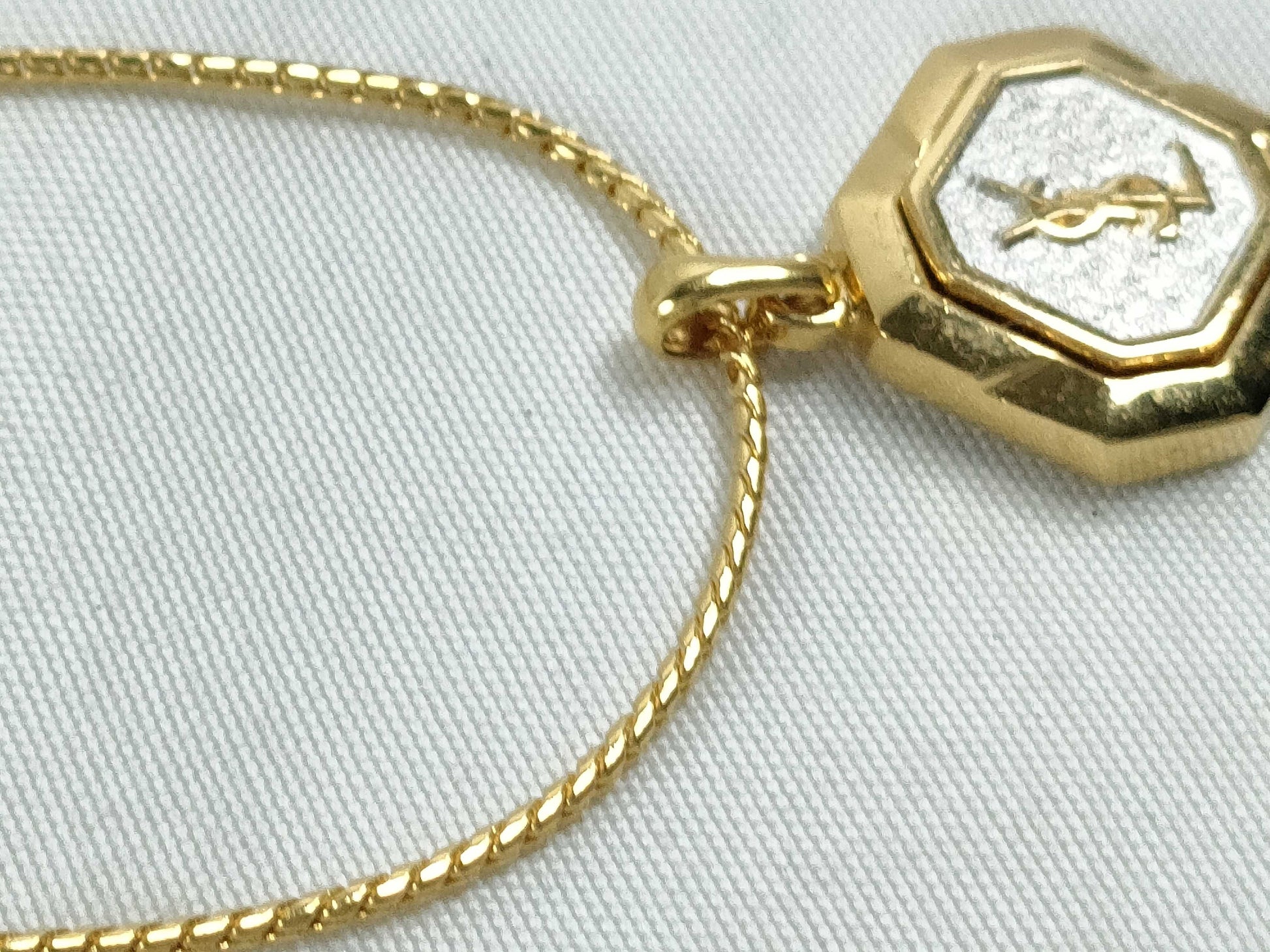 Yves Saint Laurent YSL Necklace Logo Necklace