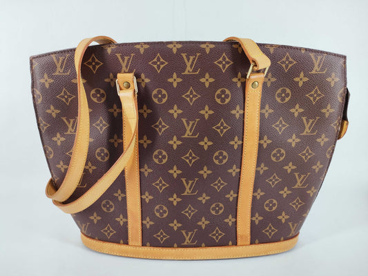 LOUIS VUITTON Monogram Louis Vuitton Babylon Monogram Brown Tote Bag