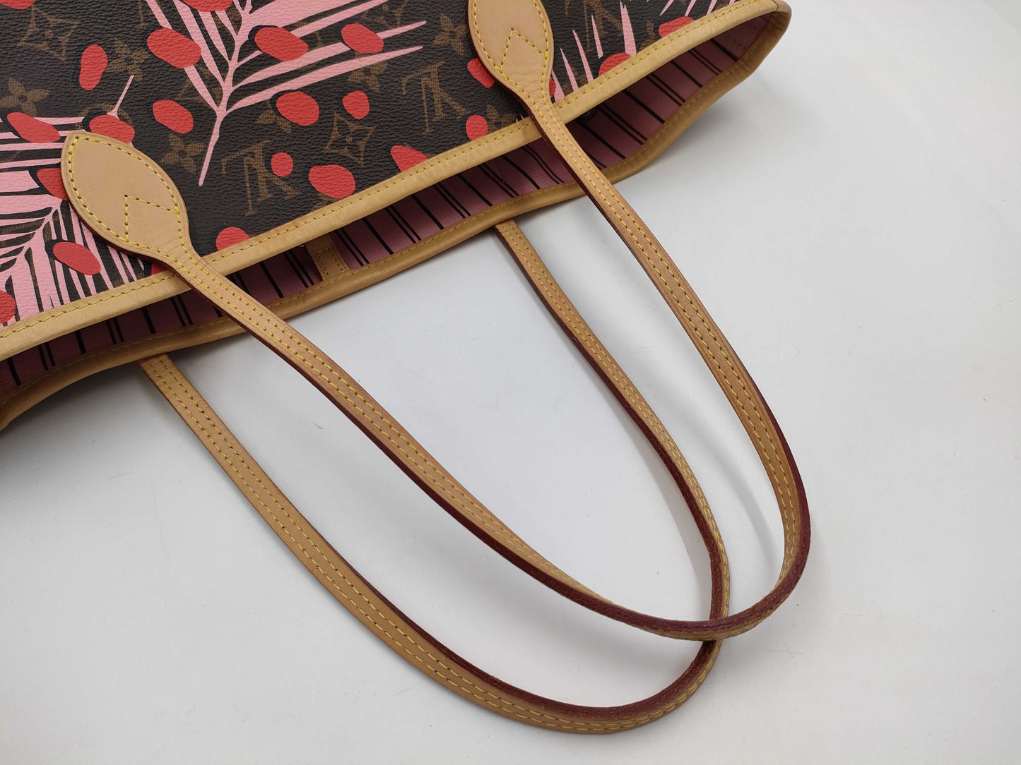 LOUIS VUITTON Monogram Neverful Junkle Dot Tote Bag