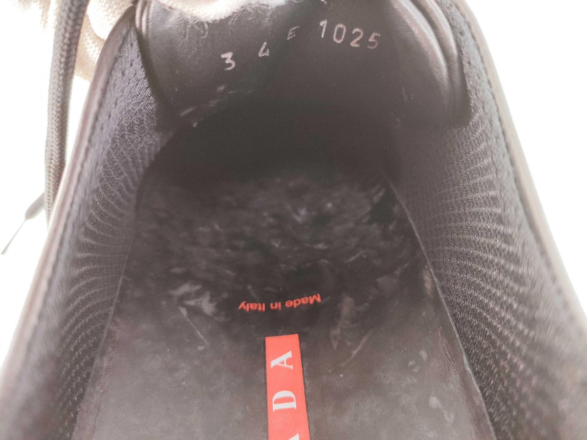 PRADA Sport Line Black Men's Shoes 6.1/2 Sneakers