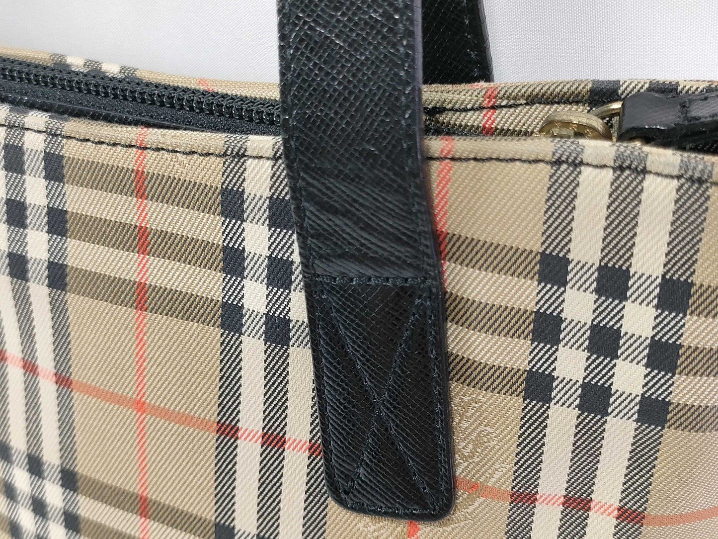 BURBERRY Nova Check Handbag Handbag