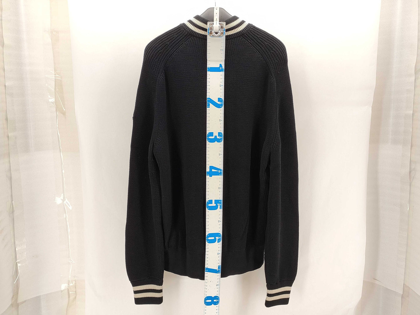 MONCLER Cardigan Tricot Down Jacket, Size XL