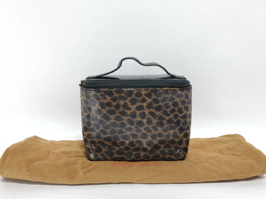 LOEWE 6999 LOEWE Vanity Bag Leopard Print Vanity Bag