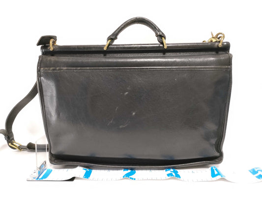 COACH 6972 Coach Business Bag Club Tan Leather Business Bag