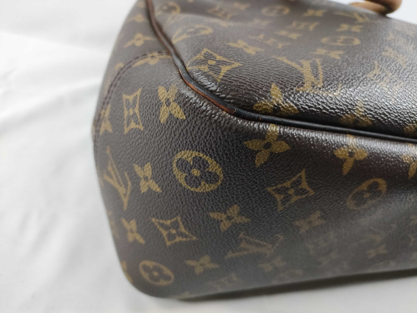 LOUIS VUITTON Monogram Deauville 2-way bag, handbag/shoulder bag, Monogram leather, brown, M47270 handbag