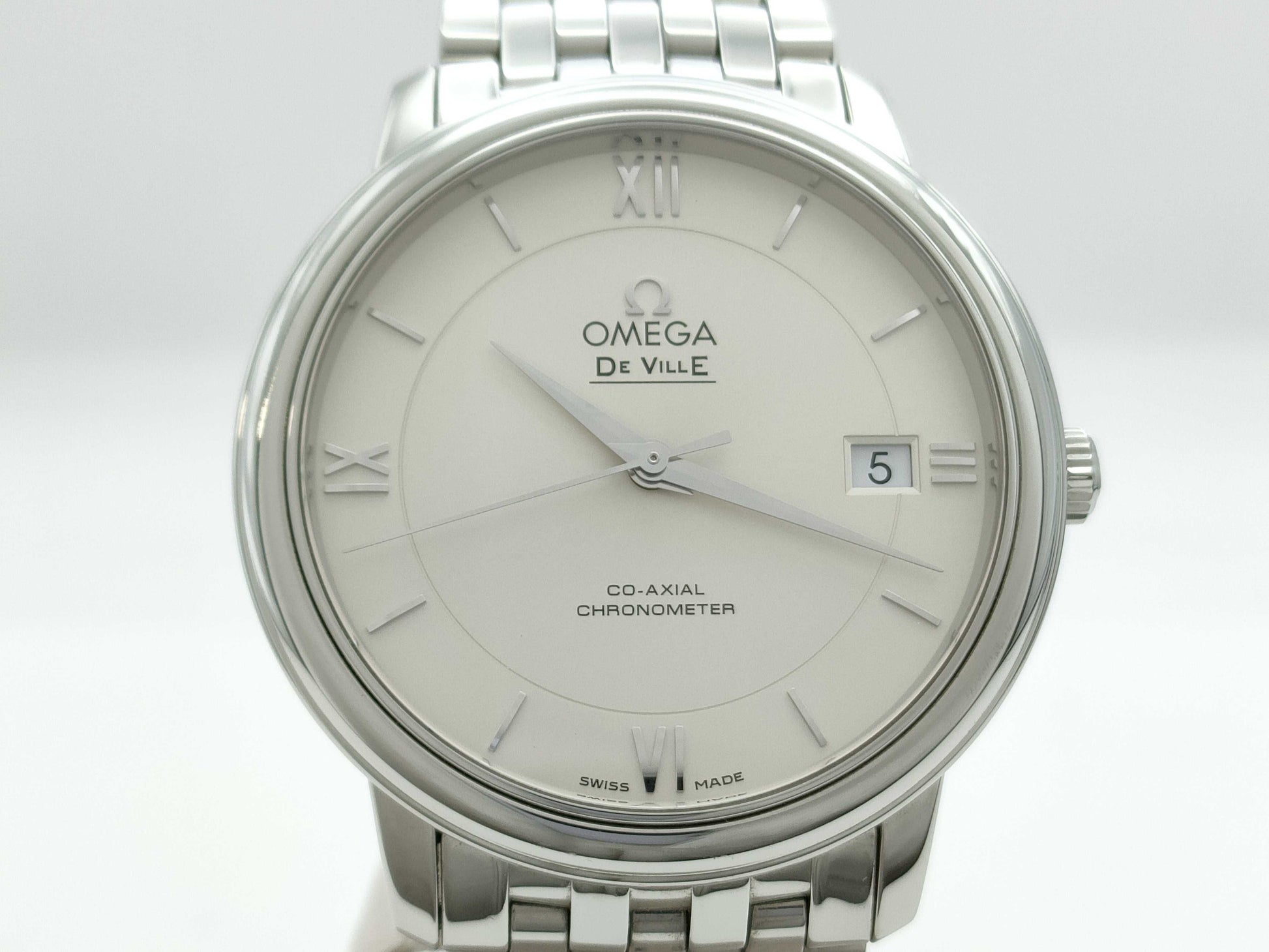 OMEGA Devil Co-Axial 424.10.37.20.02.001 82704899 Automatic Silver Dial Men's Watch