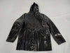 LOUIS VUITTON Louis Vuitton Enamel Hoodie Coat Black 48 Coat