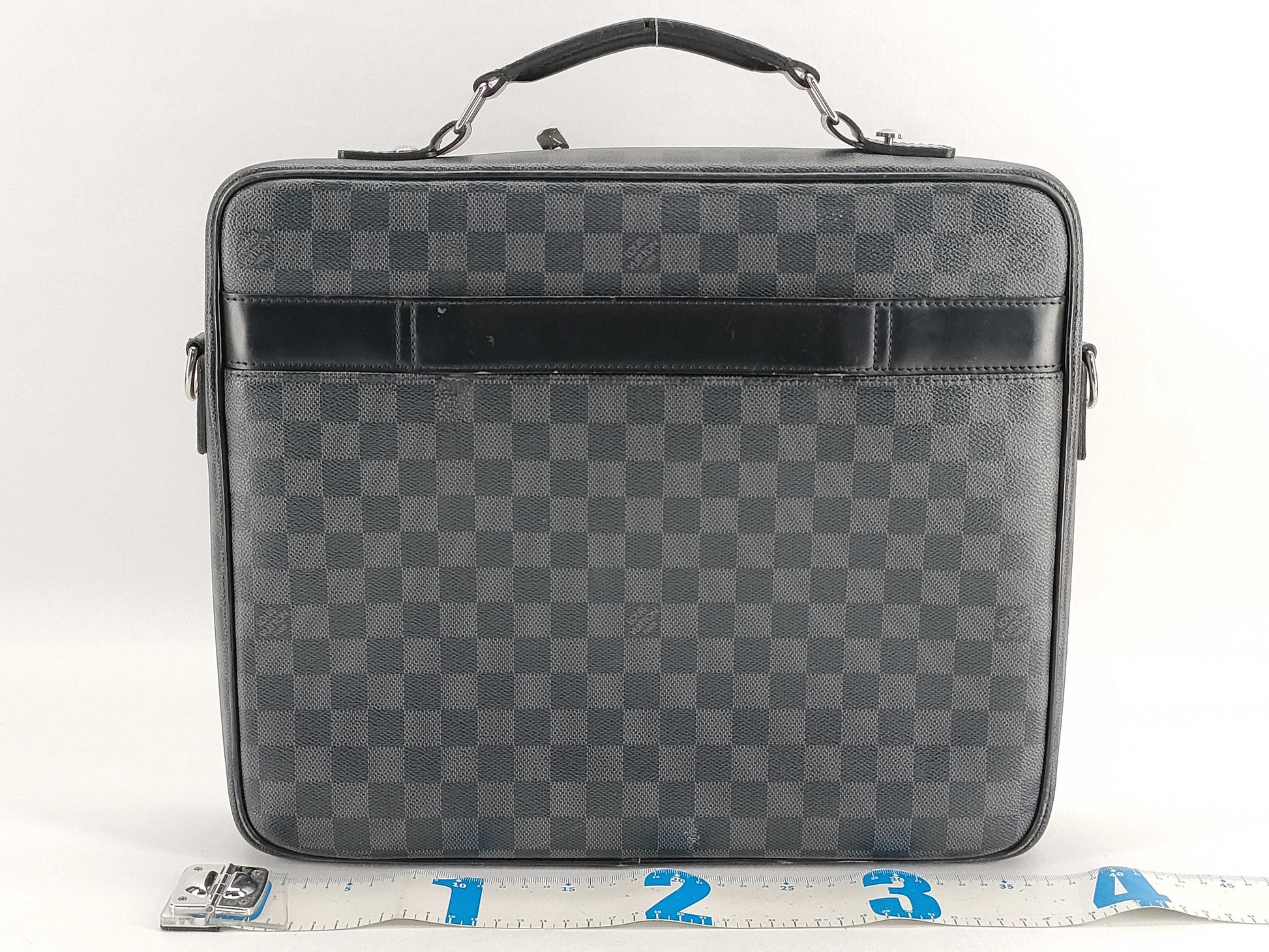 LOUIS VUITTON Monogram Empreinte Louis Vuitton Damier Handbag Business Bag