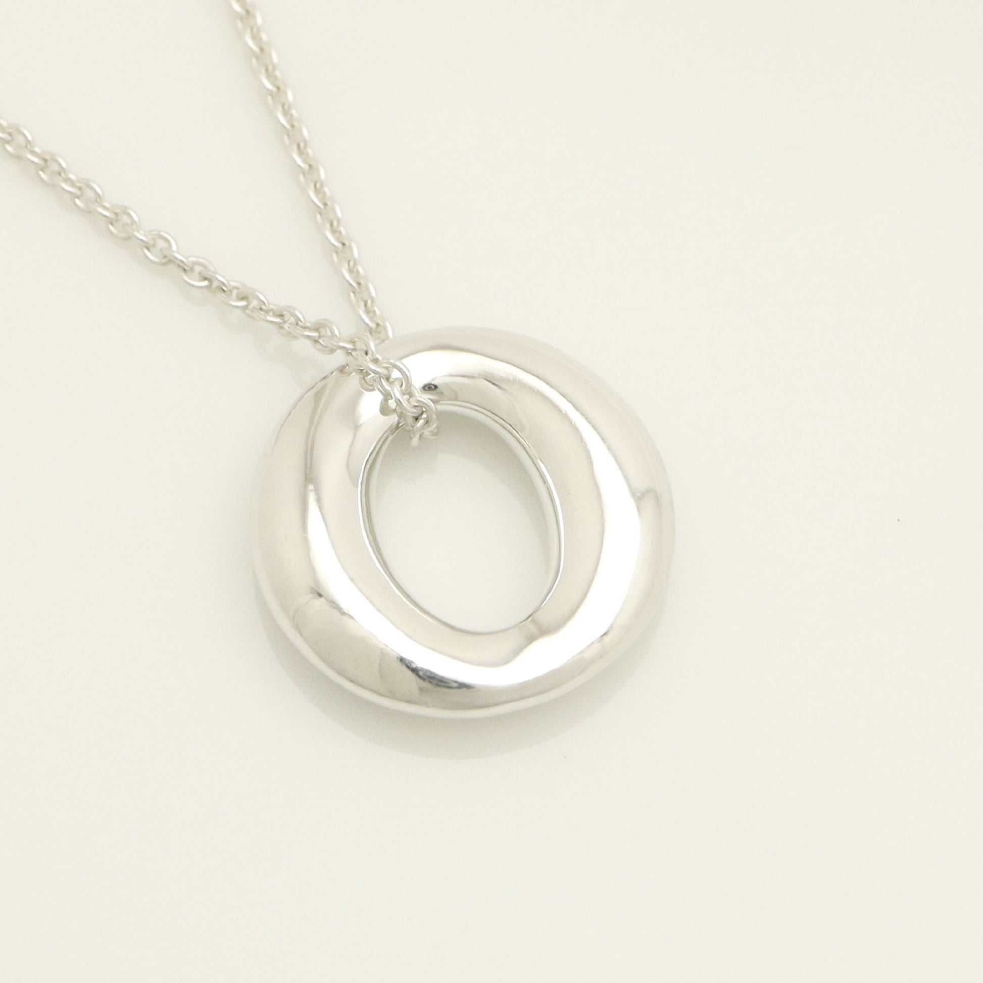 Tiffany&Co. Tiffany&Co. Tiffany&Co. Tiffany&Co. Sebiana Elsa Peretti Necklace Silver 925 SV925 Weight 5.27g Necklace