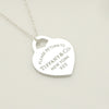 Tiffany&Co. Tiffany&Co. Tiffany&Co. Tiffany&Co. Return to Tiffany Heart Tag Enamel Necklace Silver925 SV925 Weight 3.26g Necklace