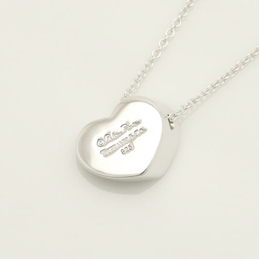 Tiffany&Co. Tiffany&Co. Tiffany&Co. Tiffany&Co. Modern Heart 1P Pink Sapphire Necklace Silver 925 SV925 Weight 4.28g Necklace