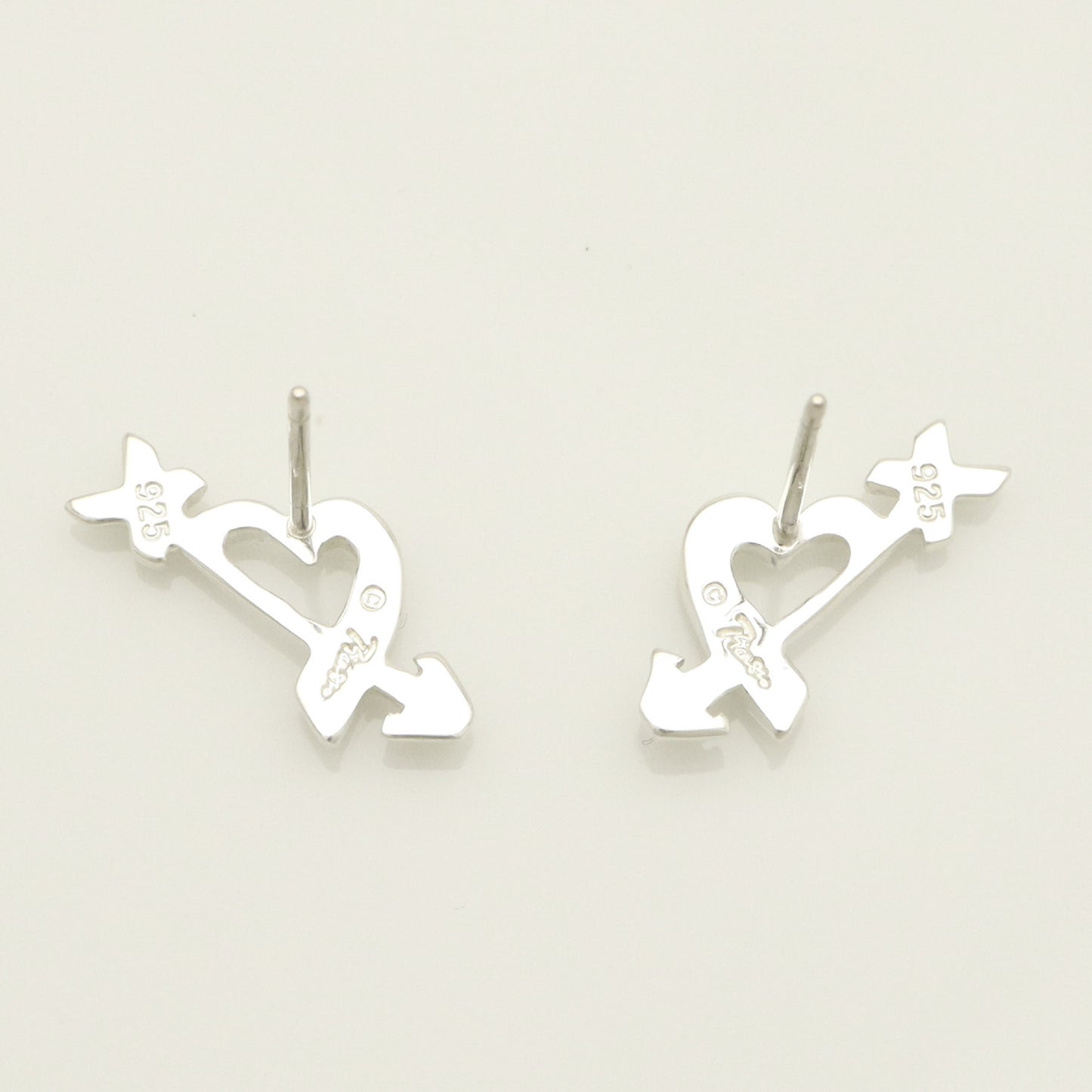 Tiffany&Co. Tiffany&Co. Tiffany&Co. Tiffany&Co. Loving Heart Arrow Paloma Picasso Stud Earrings Silver 925 SV925 Weight 1.66g Earrings